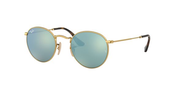 Ray ban 2024 round metal hombre